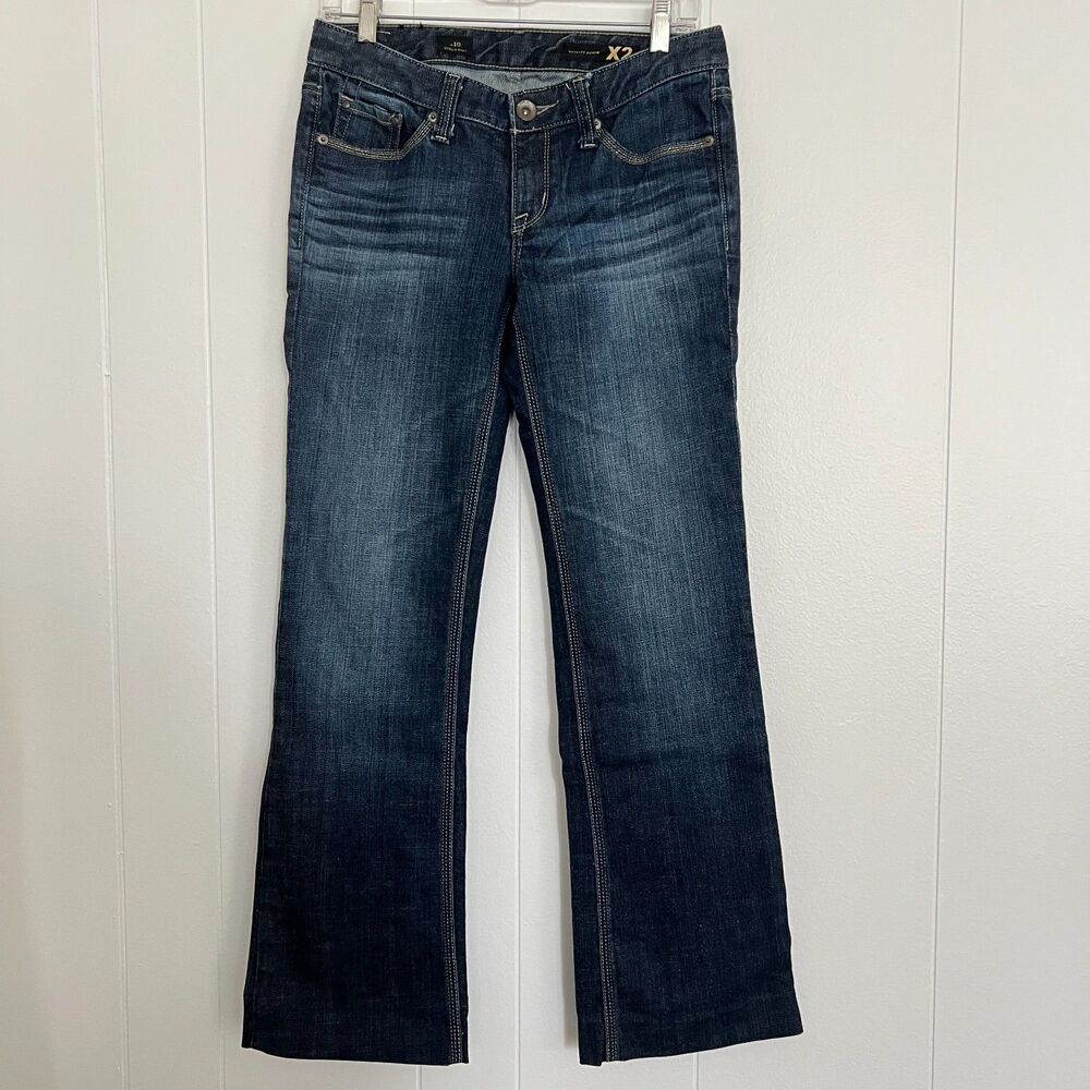 Express X2 Stella Boot Low Rise Bootcut Cotton Women's Jeans size 4